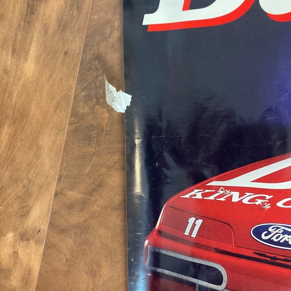 Vintage 90's Bill Elliot Nascar poster - Picture 2 of 6